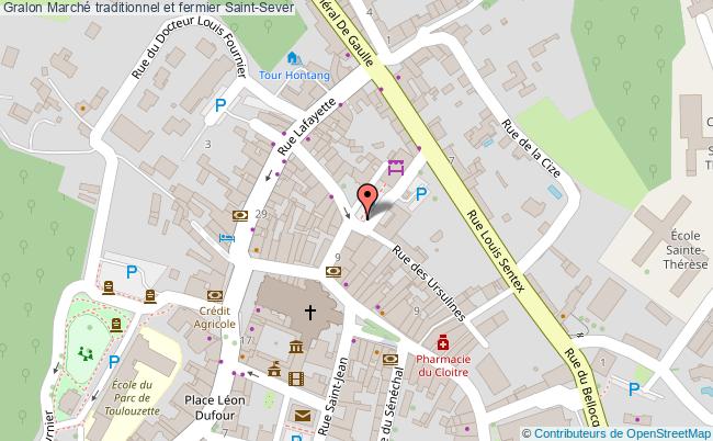 plan Marché Traditionnel Et Fermier Saint-Sever