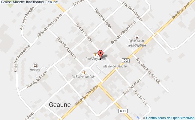 plan Marché Traditionnel Geaune
