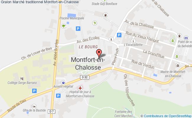 plan Marché Traditionnel Montfort-en-Chalosse