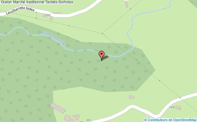 plan Marché Traditionnel Tardets-Sorholus
