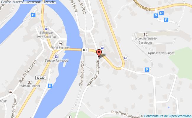 plan Marché Uzerchois Uzerche
