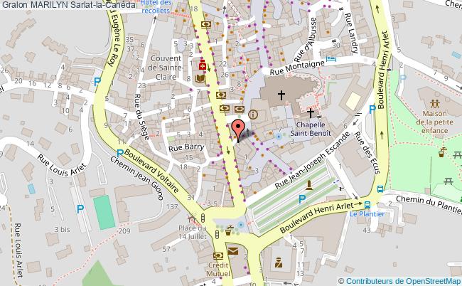 plan Marilyn Sarlat-la-Canéda