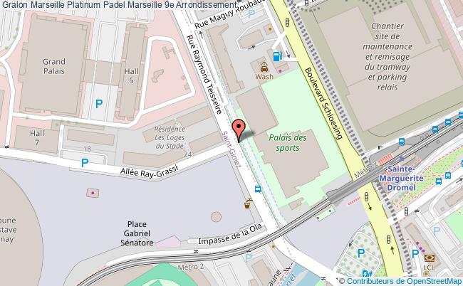 plan Marseille Platinum Padel Marseille