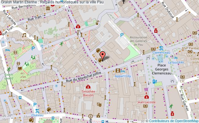 plan Martin Etienne : Regards Humoristiques Sur La Ville Pau