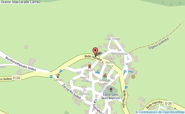 plan Mascarade Larrau