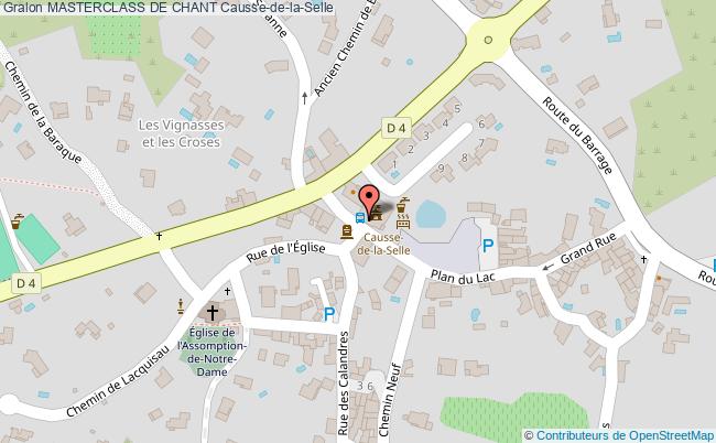 plan Masterclass De Chant Causse-de-la-Selle