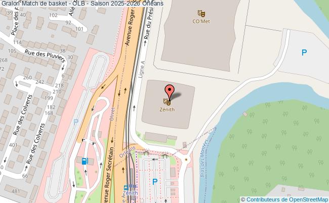 plan Match De Basket - Olb - Saison 2025-2026 Orléans