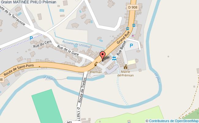 plan MatinÉe Philo Prémian