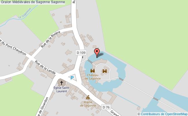 plan Médiévales De Sagonne Sagonne