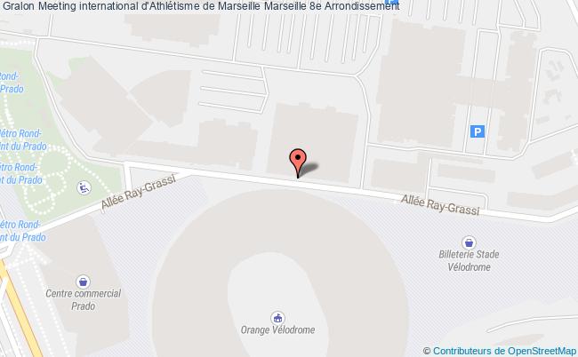 plan Meeting International D'athlétisme De Marseille Marseille