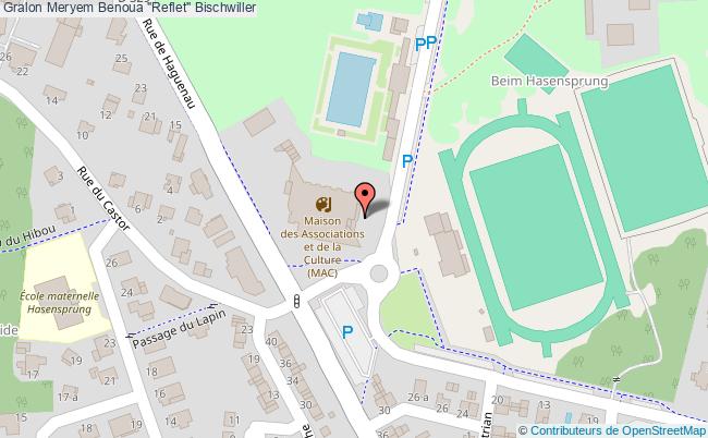 plan Meryem Benoua "reflet" Bischwiller