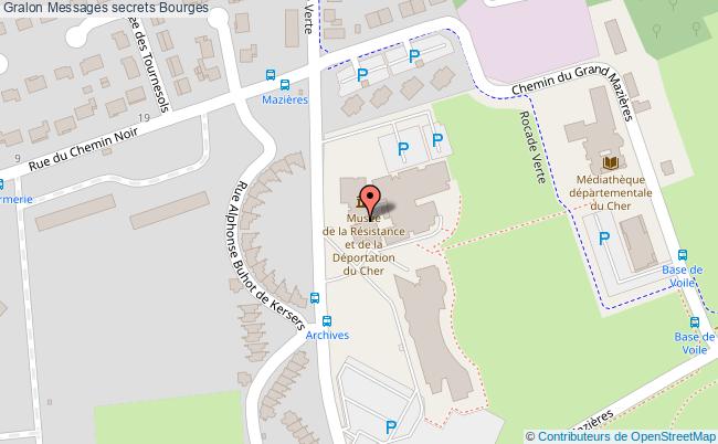 plan Messages Secrets Bourges