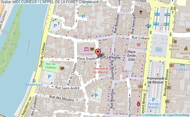 plan Midi Curieux • L'appel De La ForÊt Châtellerault