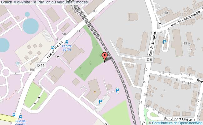 plan Midi-visite : Le Pavillon Du Verdurier Limoges