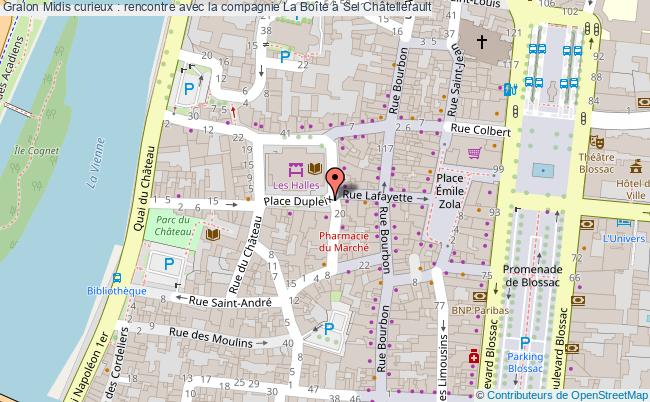 plan Midis Curieux : Rencontre Avec La Compagnie La Boîte à Sel Châtellerault