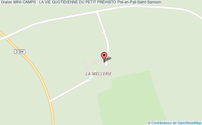 plan Mini-camps : La Vie Quotidienne Du Petit PrÉhisto Saint-Cyr-en-Pail