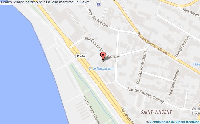 plan Minute Patrimoine : La Villa Maritime Le Havre