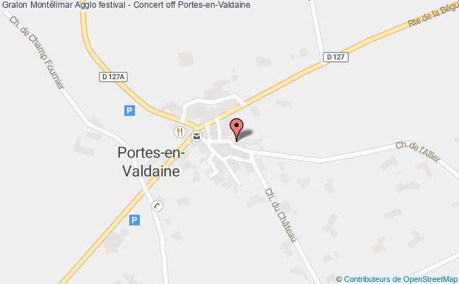 plan Montélimar Agglo Festival - Concert Off Portes-en-Valdaine