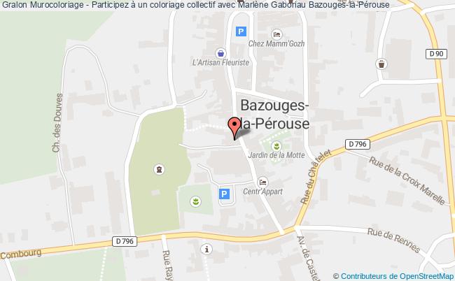 plan Murocoloriage - Participez à Un Coloriage Collectif Avec Marlène Gaboriau Bazouges-la-Pérouse