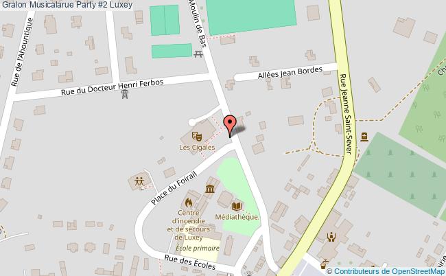 plan Musicalarue Party #2 Luxey