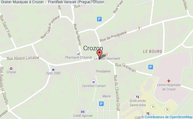 plan Musiques à Crozon -  Frantisek Vanicek (prague) Crozon