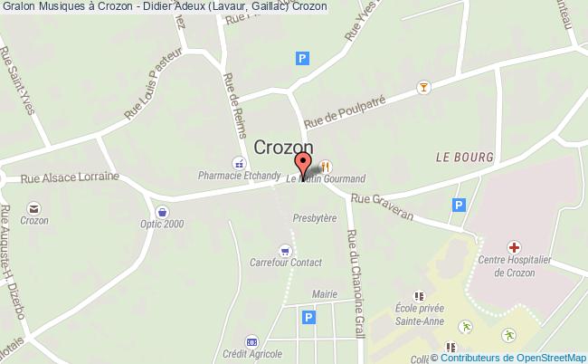 plan Musiques à Crozon - Didier Adeux (lavaur, Gaillac) Crozon