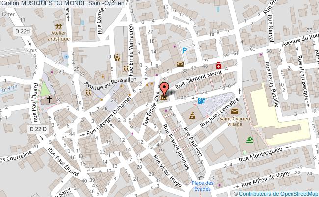 plan Musiques Du Monde Saint-Cyprien