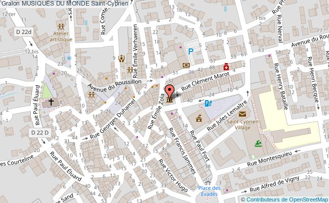 plan Musiques Du Monde Saint-Cyprien