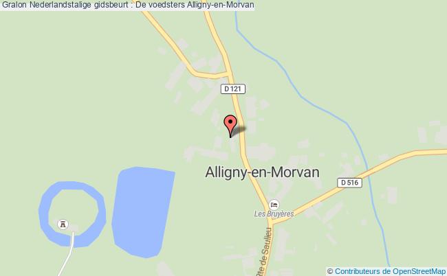 plan Nederlandstalige Gidsbeurt : De Voedsters Alligny-en-Morvan