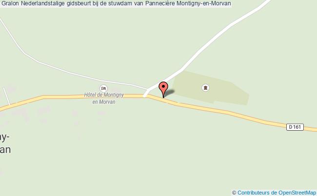 plan Nederlandstalige Gidsbeurt Bij De Stuwdam Van Pannecière Montigny-en-Morvan