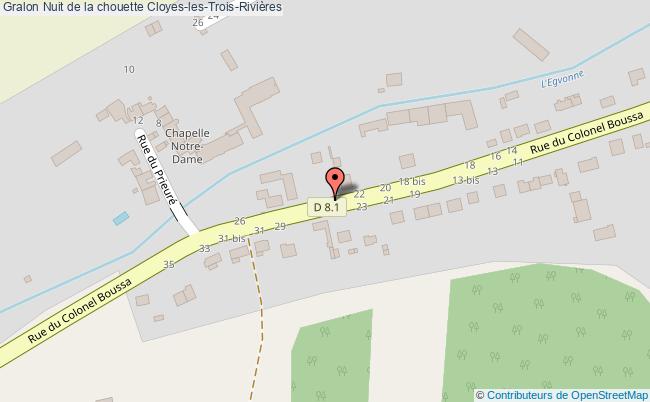 plan Nuit De La Chouette Cloyes-sur-le-Loir