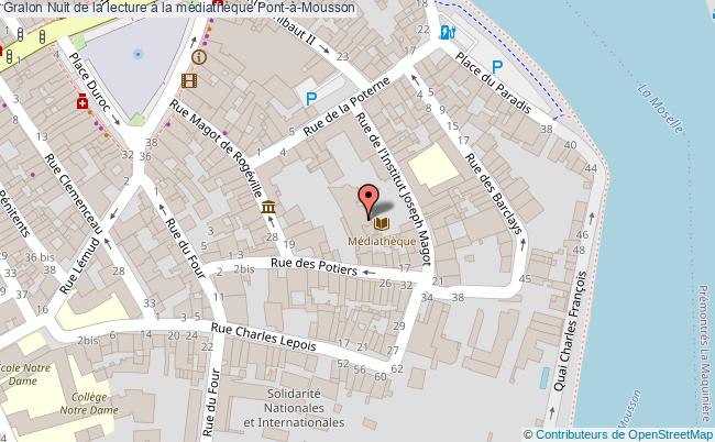 plan Nuit De La Lecture à La Médiathèque Pont-à-Mousson