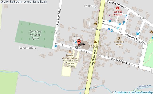 plan Nuit De La Lecture Saint-Epain