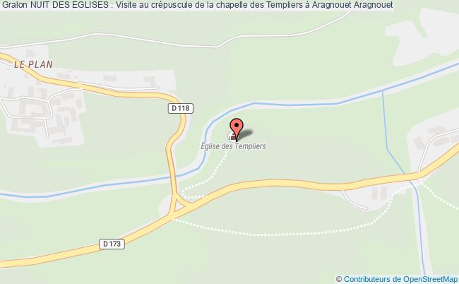 plan Nuit Des Eglises : Visite Au Crépuscule De La Chapelle Des Templiers à Aragnouet Aragnouet