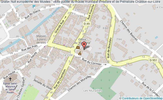 plan Nuit Européenne Des Musées : Visite Guidée Du Musée Municipal D'histoire Et De Préhistoire Châtillon-sur-Loire