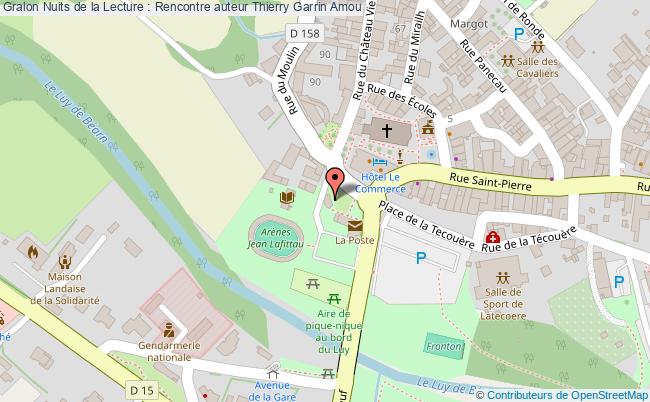 plan Nuits De La Lecture : Rencontre Auteur Thierry Garrin Amou