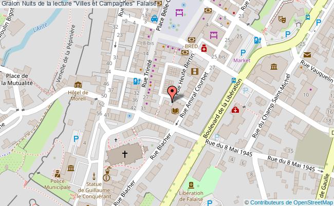 plan Nuits De La Lecture "villes Et Campagnes" Falaise