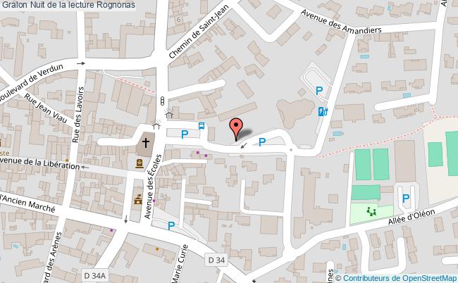 plan Nuits De La Lecture Rognonas