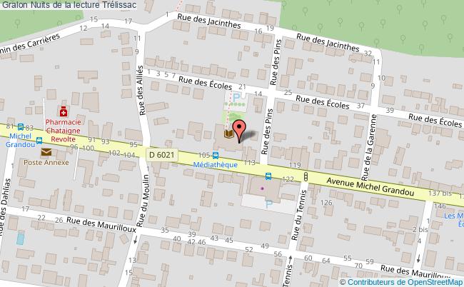 plan Nuits De La Lecture Trélissac