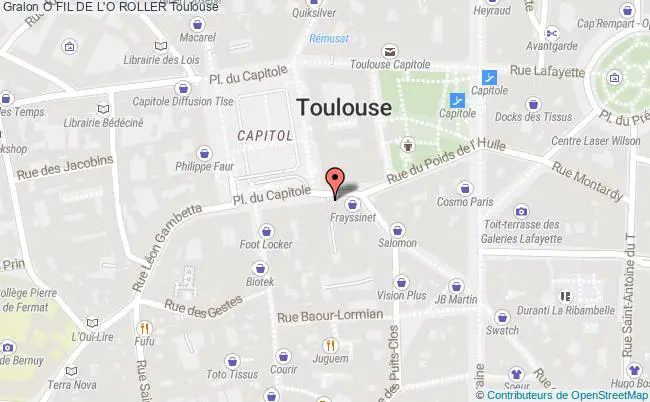 plan O Fil De L'o Roller Toulouse