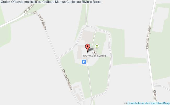 plan Offrande Musicale Au Château Montus Castelnau-Rivière-Basse