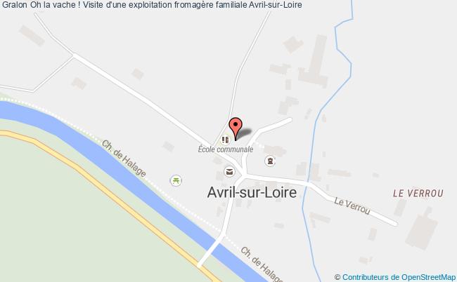 plan Oh La Vache ! Visite D'une Exploitation Fromagère Familiale Avril-sur-Loire