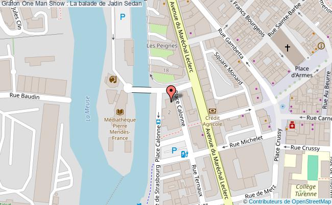 plan One Man Show : La Balade De Jadin Sedan