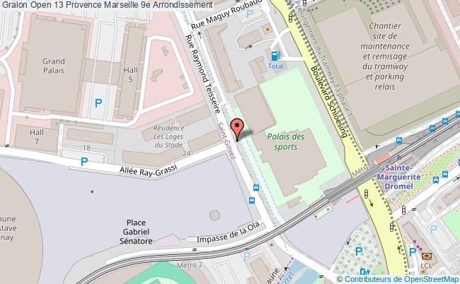 plan Open 13 Provence Marseille