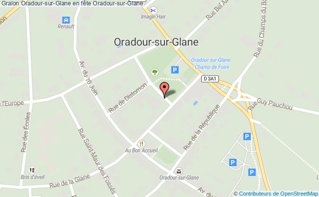 plan Oradour-sur-glane En Fête Oradour-sur-Glane