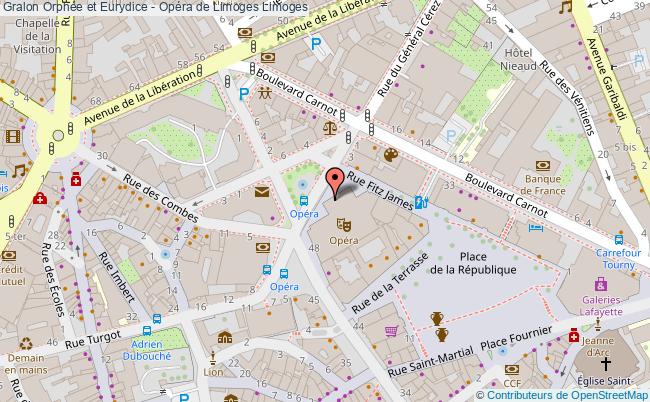 plan Orphée Et Eurydice - Opéra De Limoges Limoges