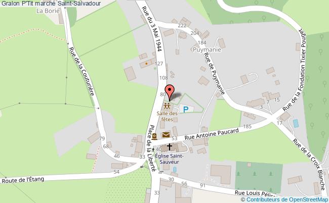 plan P'tit Marché Saint-Salvadour