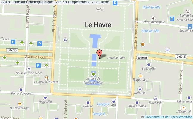 plan Parcours Photographique : Are You Experiencing ? Le Havre
