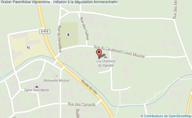 plan Parenthèse Vigneronne : Initiation à La Dégustation Ammerschwihr