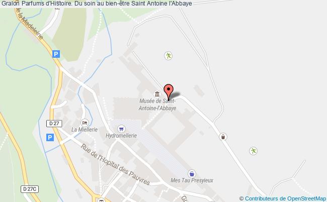 plan Parfums D'histoire, Du Soin Au Bien-être Saint-Antoine-l'Abbaye